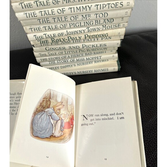 Beatrix Potter Peter Rabbit's LOT  23 Books Vintage Original Authorized Edition - Picture 7 of 16